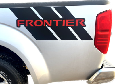 05-20 Nissan Frontier Bed Graphics - Side Decals - Multiple Colors ...