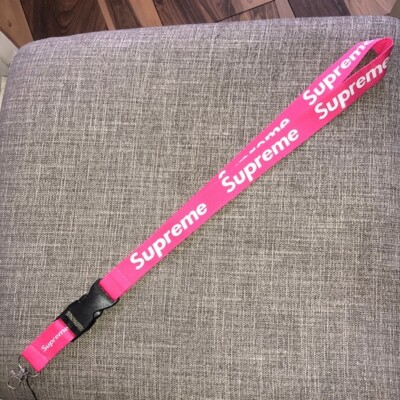 Pink Supreme Lanyard Detachable Keychain