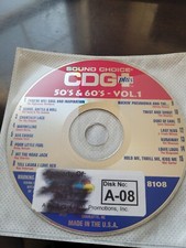 SC8108 50'S  60'S SOUND CHOICE KARAOKE CDG HARD TO FIND