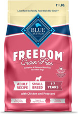 Blue Buffalo Freedom Small Breed Grain-Free Chicken Potatoes Dry Dog Food 11lb