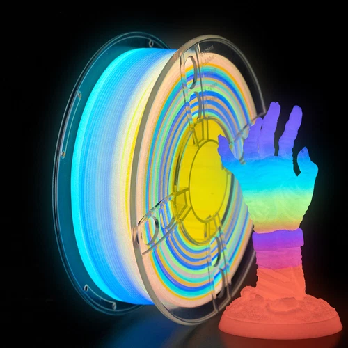 Tronxy PLA Luminous Colorful 3D Printer Filament Glow In The Dark 1.75MM 1KG