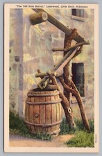 Postcard The Old Rain Barrel Lakewood Little Rock Arkansas Dionicio Rodriguez
