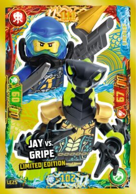 LEGO Ninjago Serie 7 NEXT LEVEL LE25 - Jay vs Gripe - Limited Edition