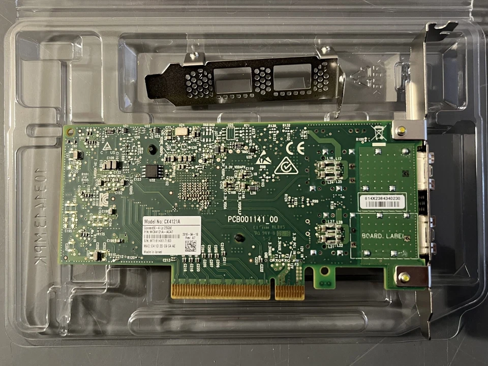 🔥🔥🔥 MCX4121A-ACAT Mellanox CX4121A ConnectX-4 25GbE 2 Port SFP28 Network card - Image 2 of 2