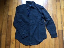 Camicia Denim Polo Ralph Lauren Bambino Taglia M(10/12 Anni) Nera