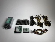 GPU Mining Hardware with Power Supply, PCIE Cables & splitters, Breakout boards