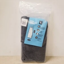 Chef Revival 601BAC-BK Black Bib Apron with Side Pocket