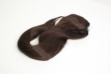 Synthetic Hair Extension 21" Inch Long Brown Kanekalon