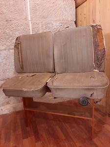 VW T2 fahrer und Beifahrersitz