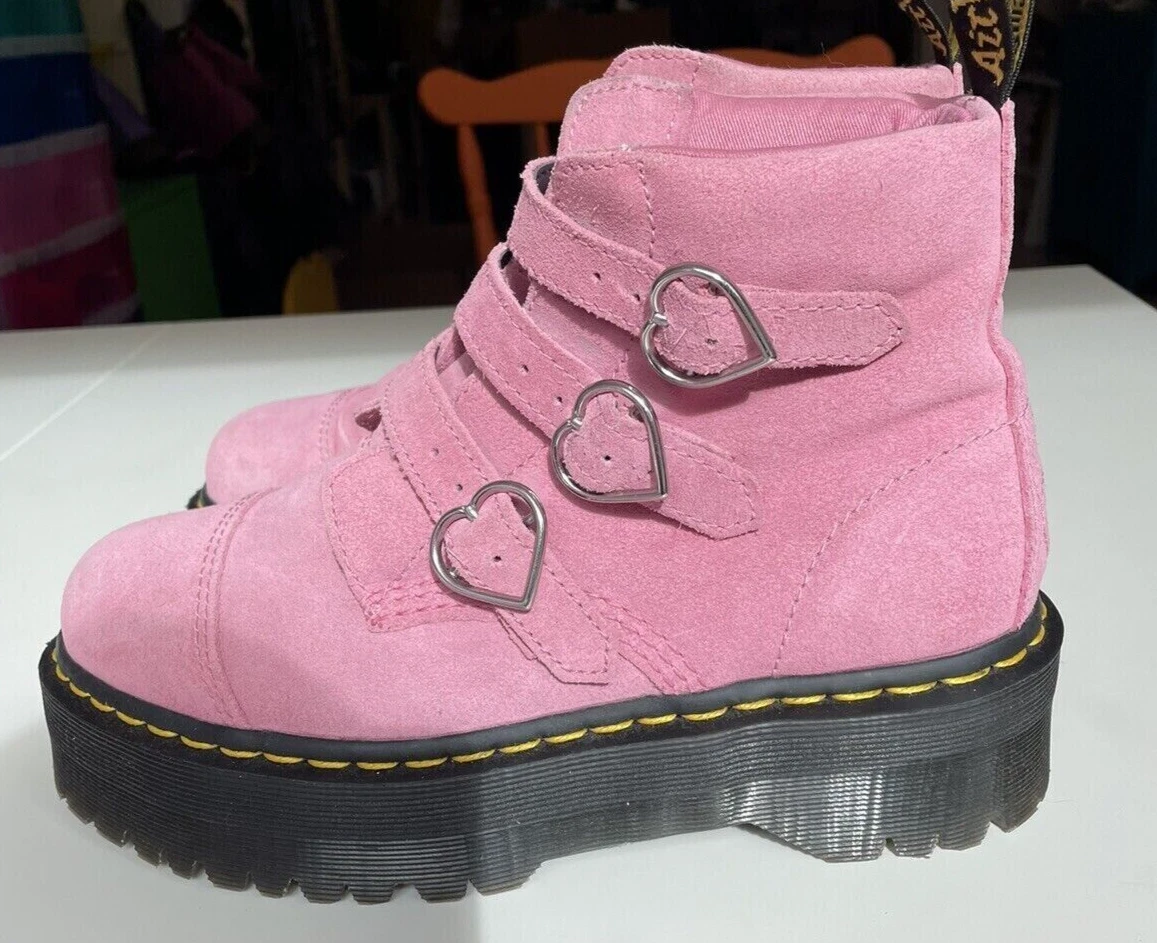 Dr. Martens x Lazy Oaf double sole quad platform boots UK 6 EU 39