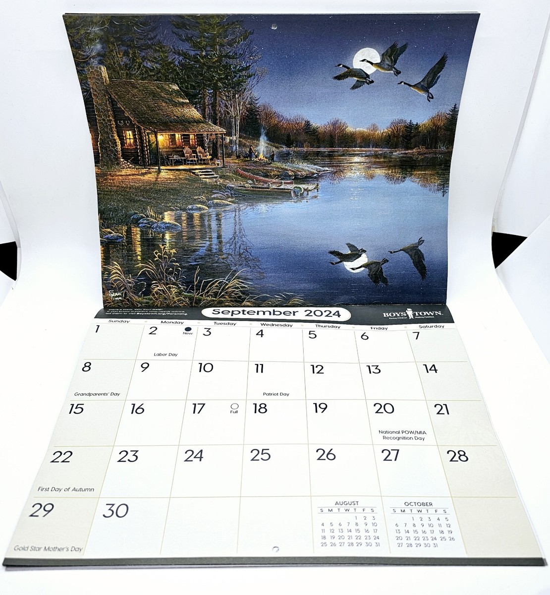 Boys Town Peaceful Solitude 2024 Wall Calendar, Pkt Calendar, Planner,  Almanac | eBay