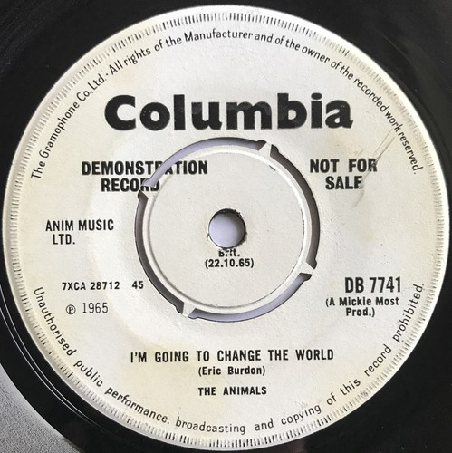THE ANIMALS IT'S MY LIFE VINYL 7" COLUMBIA DEMO UK 1965 VGC PRO CLEANED - Picture 2 of 4