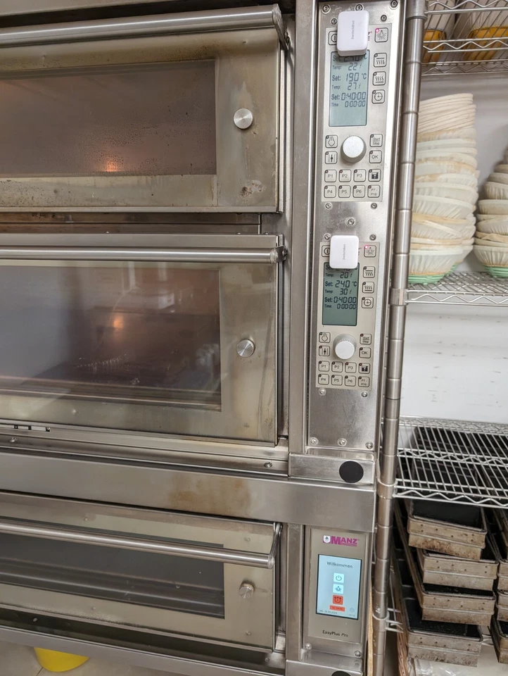 Manz Backofen 3 Etagen mit Schwadenvernichter - Bild 2 von 4