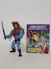 1981 He-Man MOTU Dragon Blaster Skeletor With Lock & Chain Series 4 Complete