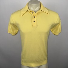 1960s Kmart Banlon Shirt Mens Vtg Stretch Nylon Rat Pack Polo Ban-lon vtg Large