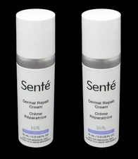 NEW 2-PACK Sente Facial Face Hydrating Dermal Repair Cream 15ml Travel Size 2025