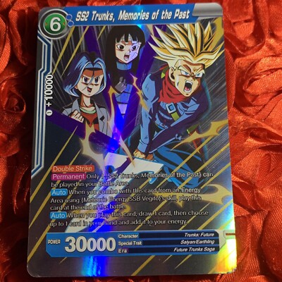 Trunks DRAGON BALL Z Super Game Goddess Anime Girl ACG Holo Card Memories