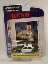 1998 '98 FORD CROWN VICTORIA POLICE CHASE CAR RENO 911 HOLLYWOOD GREENLIGHT 2022