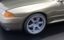 1/12 Volk TE37 Wheels & Advan Tyres - Fujimi Nissan Skyline R32 GTR