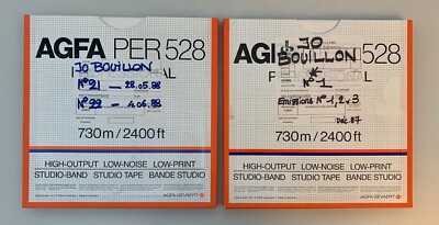 ORIGINAL SWISS BROADCAST MONO RECORDING JO BOUILLON TWO REELS