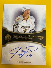 D57990  2007-08 SP Authentic Sign of the Times #STJA Jason Arnott