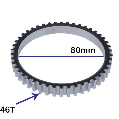 2X anillo reluctor ABS para Chrysler PT Cruiser delantero + retenedor Foto 3 de 4