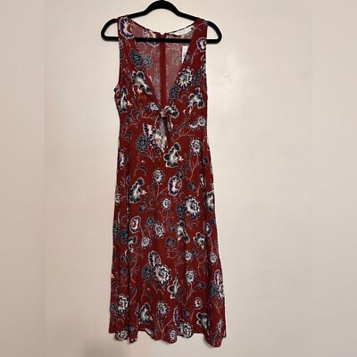 astr burgundy dress ASTR the Label | Ruffle Detail Lace Maxi Dress in Deep Plum main image 1
