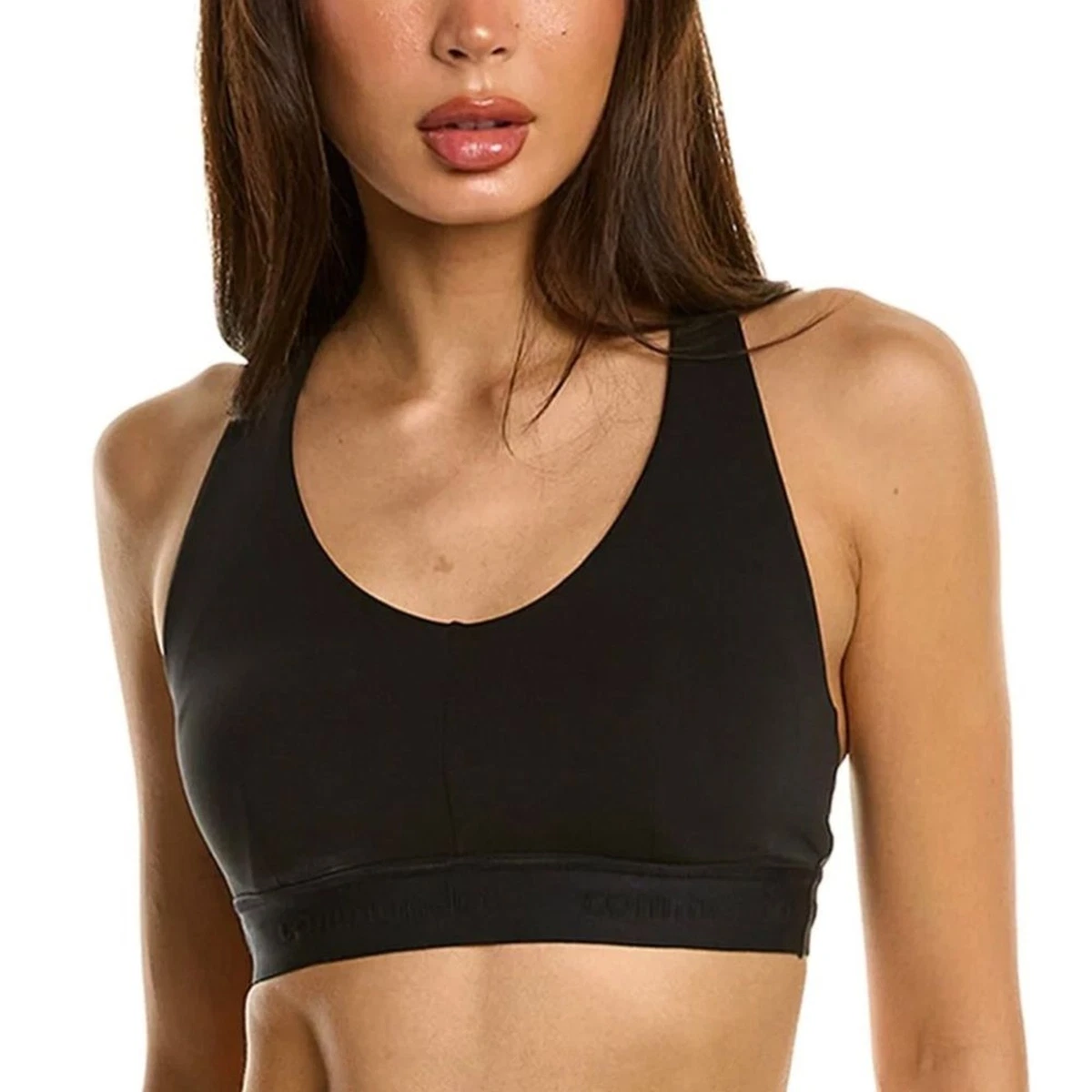 NWT COMMANDO Breathe Strappy Criss Cross Bralette Black Sz L