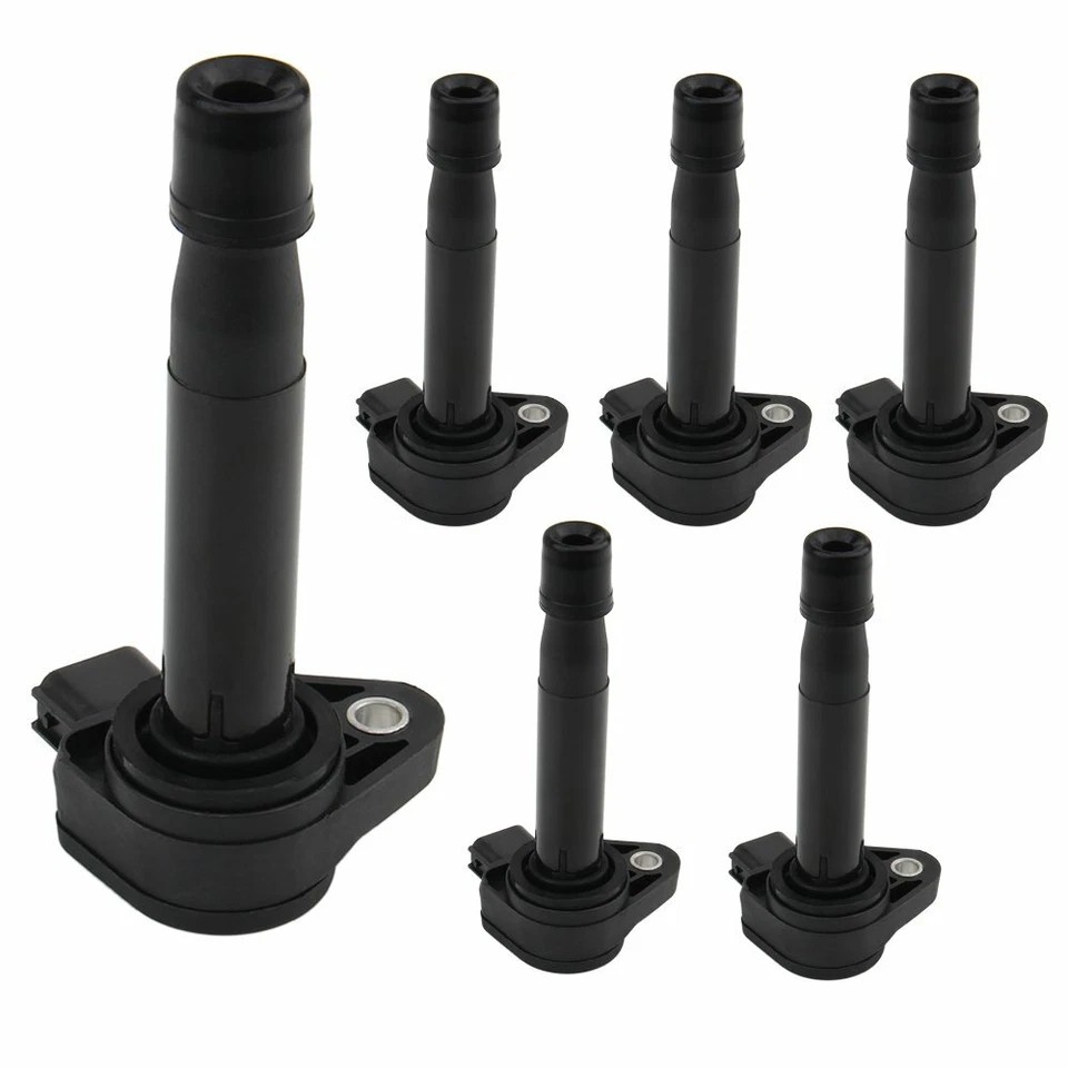 Paquete de 6 bobinas de encendido UF242 para Honda Accord Acura V6 2000-2007 3,0 L 3,5 L Odyssey Foto 3 de 4