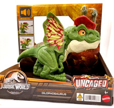 Jurassic World Dinosaur Sound Toy, Uncaged Fierce Launchin Dilophosaurus w/sound
