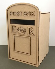 Royal Mail Wedding POST BOX MDF Craft Kit X Large Post Box, Weddings Party Y54