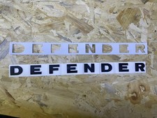 Defender Scritta Nero Opaco Cofano Anteriore Modello Vecchio