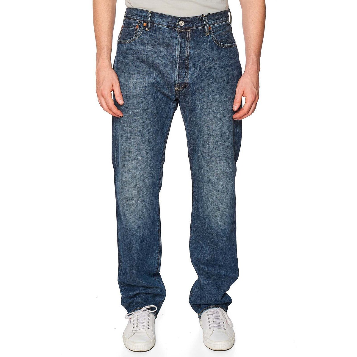 Levi's 501 XX ストレートデニム W36 L34 LEVI'S 501 XX Premium Blue Selvedge Cotton-Hemp Straight Fit