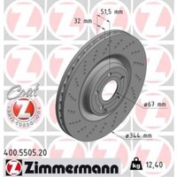 Zimmermann 2X Bremsscheibe Vorne Ø344 Mm FüR Mercedes-Benz CLS C218 X218