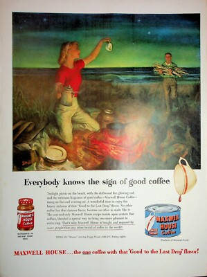 Original Coffee AD: Starring Peggy Wood, CBS-TV, Friday nights.