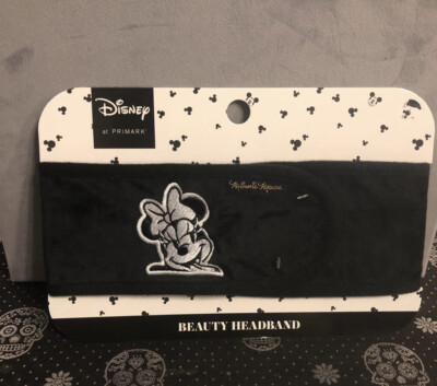 NWT Minnie Mouse Spa Headband New Minnie Mouse Spa Headband with red sequins 3D Bow Plush  main image 3