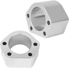 Motoparty 2" Billet Aluminum Ball Joint Spacers for Silverado/GMC 1500 07‑18