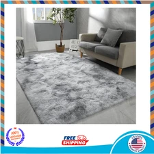 Hutha 6X9 Large Area Rugs for Living Room, Super Soft Fluffy Modern Bedroom Rug