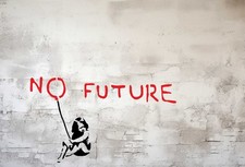 Banksy No Future Stencil - Banksy Wall Art & Home Décor Painting Stencil.