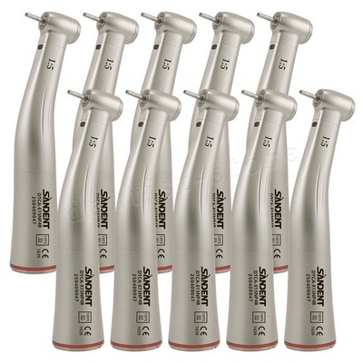 1-10 Dental 1:5 Winkelstück handpiece Wasser Licht Rot kompatible KaVo NSK Rot