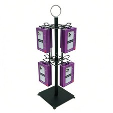 Countertop Spinner Rack 360 Rotating Hook Display Stand for Retail Items