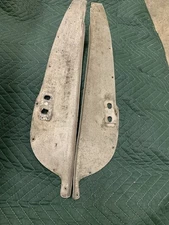 ORIG AUSTIN HEALEY 3000 BJ7 BJ8 PAIR (2) I DOOR FINISHER  THRESHOLD FACIA ALLOY