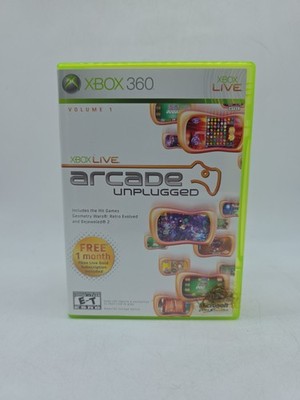 Xbox Live Arcade Unplugged Vol. 1 Xbox 360 Complete With Manual 