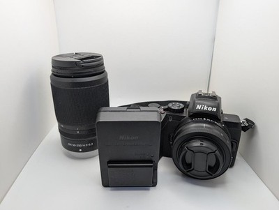 Nikon Z 50 20.9MP with 16-50mm + 50-250mm Lenses Kit Mirrorless Camera - Black