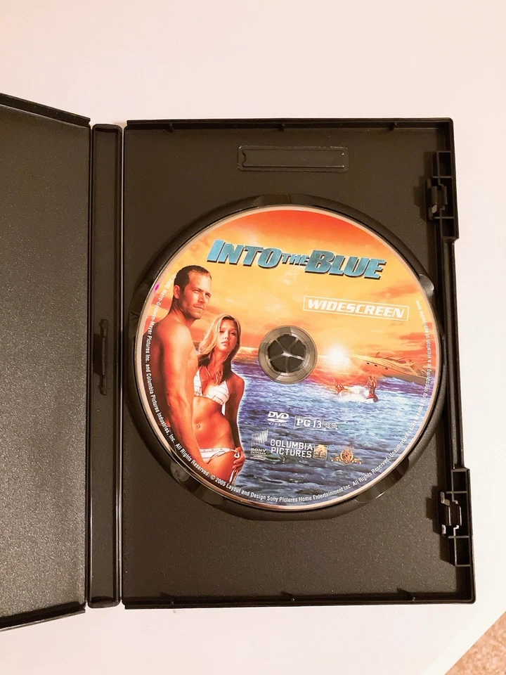 Into The Blue DVD Movie Paul Walker Jessica Alba 2005 Pirates Treasure Hunt - Image 4 of 4