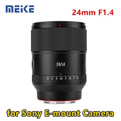 MEIKE AF 24mm F1.4 Auto Focus Full Frame Wide Angle Lens for Sony E-mount Camera