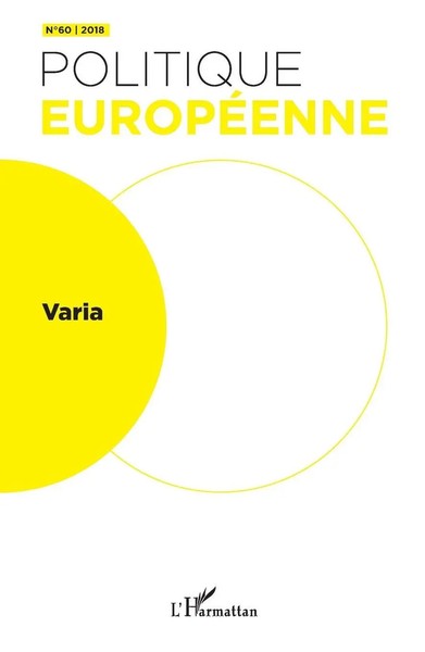 Varia (Politique EuropéEnne 60) Collectif Taschenbuch 196 S. FranzöSisch 2022-image