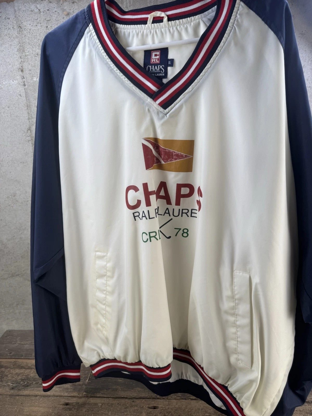 chaps ralph lauren Pullover Windbreaker XL Golf
