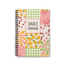 Colorful Daily Journal - Spiral Notebook for Creative Minds, Note-taking, ... 