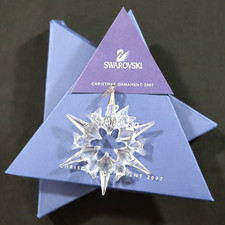 Swarovski Crystal Annual Star/Snowflake Ornament 2007